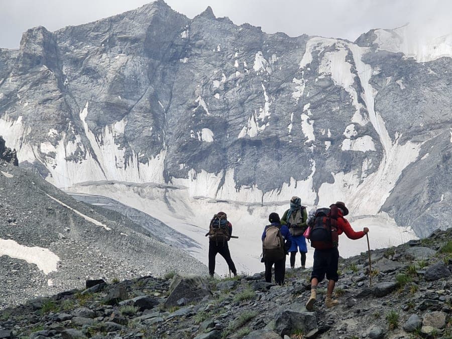 7 days trek from Langar Ghizer to Kalam via Khukush Pass (5000M)